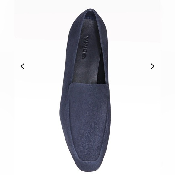 NWOB Vince | Brette Suede Easy Loafers Navy Blue 6.5 - Picture 3 of 11